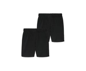 Radlerhose VERO MODA "VMMAXI BIKER SHORTS 2PACK NOOS", Damen, Gr. L (40), N-Gr, schwarz, Jersey, Obermaterial: 95% Baumwolle, 5% Elasthan, unifarben, slim fit, Hosen Radlerhose (35128440-L) schwarz