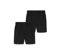 Radlerhose VERO MODA "VMMAXI BIKER SHORTS 2PACK NOOS", Damen, Gr. XS (34), N-Gr, schwarz, Jersey, Obermaterial: 95% Baumwolle, 5% Elasthan, unifarben, slim fit, Hosen Radlerhose (35128440-XS) schwarz