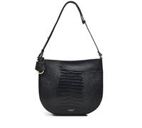 RADLEY London London Pockets Faux Croc - Damen Leder Umhängetasche - Große Größe Geldbörse - Damen Schultertasche Handtasche, Schwarz