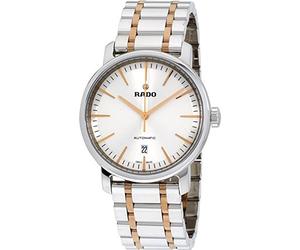 Rado DiaMaster XL Automatic Two Tone Stainless Steel Analog Silver Dial Mens Watch Calendar R14077113