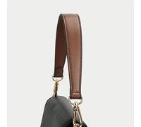 RAEF Echtes Leder Taschengurt Handtaschengriffe für Handtasche Kurzer Taschengurt Geldbeutelgurt Goldene Schnalle Ersatztaschengürtelband