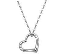 Rafaela Donata Damen Kette aus 925/- Sterling Silber rhodiniert Herz