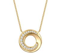Rafaela Donata - Halskette aus Sterling Silber in Gelbgold mit Zirkonia Ketten 1 ct Damen