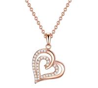 Rafaela Donata, Halskette Herz in roségold, Schmuck für Damen Gr. OneSize