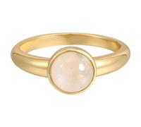 Rafaela Donata - Ring aus Sterling Silber in Gelbgold mit Mondstein Ringe 1 ct Damen