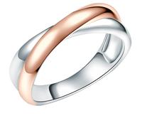 Ring Sterling Silber rosévergoldet 56