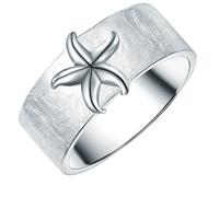Rafaela Donata - Ring Seestern aus Sterling Silber in Silber Ringe Damen