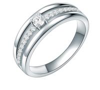 Rafaela Donata - Ring Sterling Silber Zirkonia in Silber Ringe 1 ct Damen