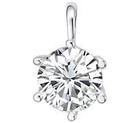 Rafaela Donata Anhänger Messing verziert mit Kristallen von Swarovski® in Silber 18,1 mm Damen