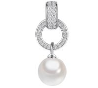 Rafaela Donata Anhänger Sterling Silber Zirkonia Muschelkernperle in 39,0 mm Damen
