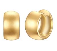 Rafaela Donata - Creolen aus Sterling Silber in Gelbgold 1 ct Damen