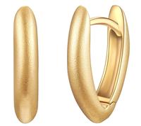 Rafaela Donata Creolen Damen gold, ONE SIZE