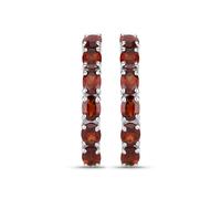 Rafaela Donata Creolen Damen silber, ONE SIZE