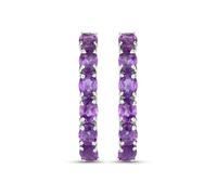 Rafaela Donata Creolen Damen silber, ONE SIZE