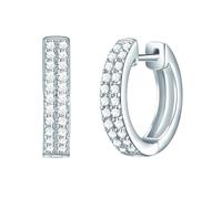 Rafaela Donata Creolen Damen silber, ONE SIZE