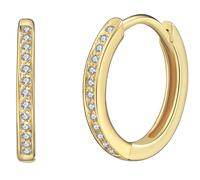 Rafaela Donata Creolen Sterling Silber Zirkonia in 15,4 mm Damen