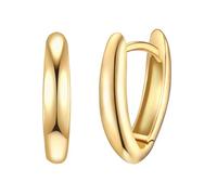 Rafaela Donata - Creolen aus Sterling Silber in Gelbgold 1 ct Damen