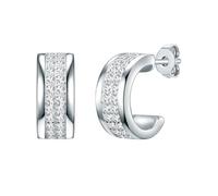 Rafaela Donata - Creolen Sterling Silber Zirkonia in Silber Damen