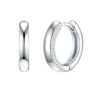 Rafaela Donata Creolen Damen silber, ONE SIZE