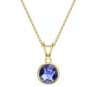 Rafaela Donata - Halskette aus Sterling Silber in Gelbgold mit Tansanit Ketten 1 ct Damen