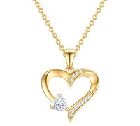 Rafaela Donata - Halskette Herz Sterling Silber Zirkonia in Silber Ketten Damen