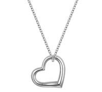 Rafaela Donata - Halskette Herz aus Sterling Silber in Silber Ketten 1 ct Damen
