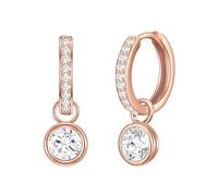 Rafaela Donata Damen-Ohrhänger aus 925 Sterling Silber rosévergoldet mit Zirkonia