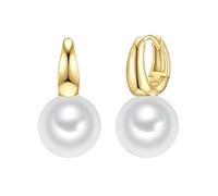 Rafaela Donata Perlen-Creolen Damen gold, ONE SIZE