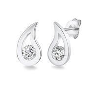 Rafaela Donata Ohrstecker Tropfen Sterling Silber Zirkonia in 12,4 mm Damen