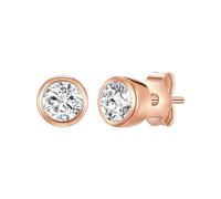 Rafaela Donata - Ohrstecker Sterling Silber Zirkonia in Roségold Ohrringe Damen