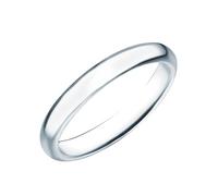 Rafaela Donata Damen Ring aus 925/- Sterling Silber rhodiniert - Bandring Silberring