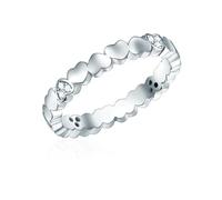 Rafaela Donata - Ring Herz Sterling Silber Zirkonia in Silber Ringe Damen