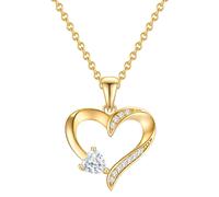 Rafaela Donata - Halskette Herz Sterling Silber Zirkonia in Silber Ketten Damen