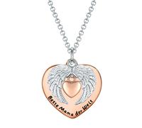 Rafaela Donata Kette mit Anhänger Rosévergoldet 42,0 cm Basiskette + 5,0 Verlängerung Damen