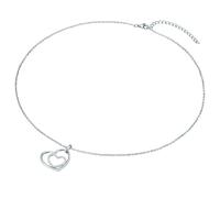 Rafaela Donata Kette mit Anhänger Rosévergoldet Zirkonia weiß 42,0 cm Basiskette + 5,0 Verlängerung Damen