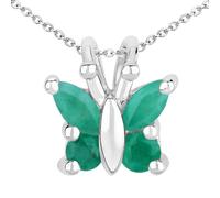 Rafaela Donata Kette Schmetterling Sterling Silber Rubin in Green Damen