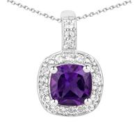 Rafaela Donata Kette Sterling Silber Peridot in Amethyst Damen