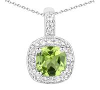 Rafaela Donata Kette Sterling Silber Peridot in Damen