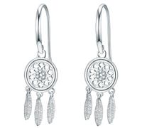 Ohrhänger Sterling Silber Zirkonia weiß