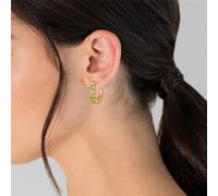 Rafaela Donata Creolen Damen gold, ONE SIZE