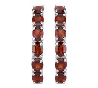 Rafaela Donata Ohrringe Sterling Silber Granat in Red Damen