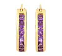 Rafaela Donata Ohrringe Sterling Silber Peridot in Gelbgold Purple Damen