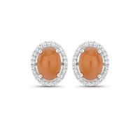 Rafaela Donata Ohrstecker Damen silber, ONE SIZE