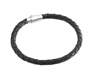 Rafaela Donata Ohrstecker Echtleder in Schwarz 17 cm Damen