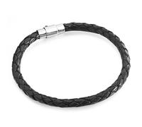 Rafaela Donata Ohrstecker Echtleder in Schwarz 20 cm Damen