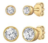 Rafaela Donata Ohrstecker Herz aus Sterling Silber in mit Zirkonia 6,2/4,2 mm Damen