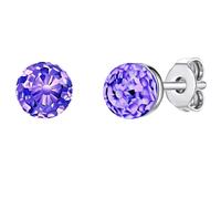 Rafaela Donata Ohrstecker Sterling Silber verziert mit Kristallen von Swarovski® in 5,2 mm Damen