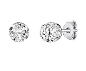 Rafaela Donata Ohrstecker Sterling Silber verziert mit Kristallen von Swarovski® in 5,5 mm Damen
