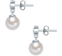 Rafaela Donata Ohrstecker Sterling Silber Zirkonia Muschelkernperle in 18,7 mm Damen