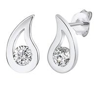 Rafaela Donata Ohrstecker Tropfen Sterling Silber Zirkonia in 12,4 mm Damen